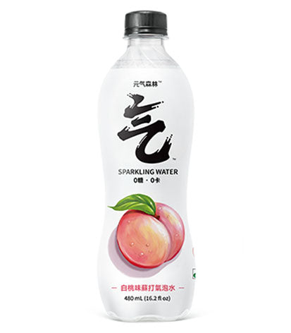 GKF Sparkling Water - Peach Flavour 480ml
