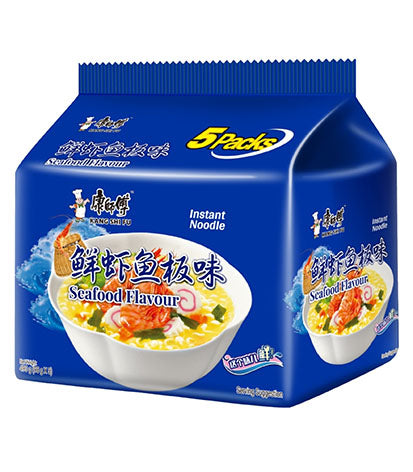 Kang Shi Fu Instant Noodle Seafood Flavour 5x98g