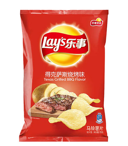 LAY  Potato Chip-Texas Grilled BBQ