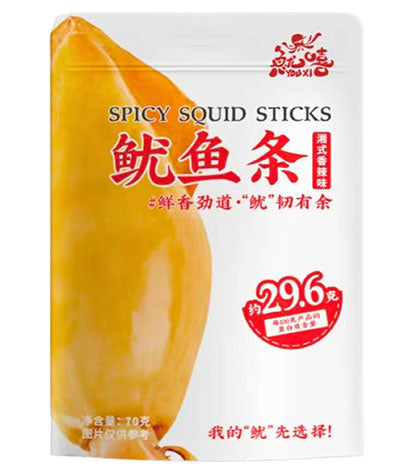 YX Squid Sticks - Spicy 70g
