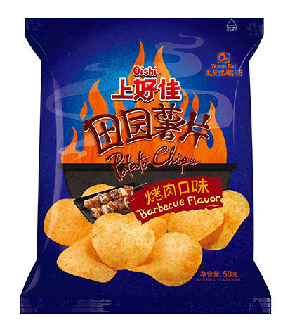 Oishi Potato Chips BBQ 50g