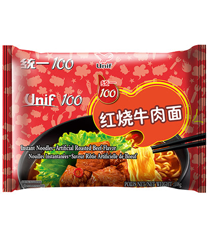 Unif 100 Noodles Roasted Beef Packet 108g