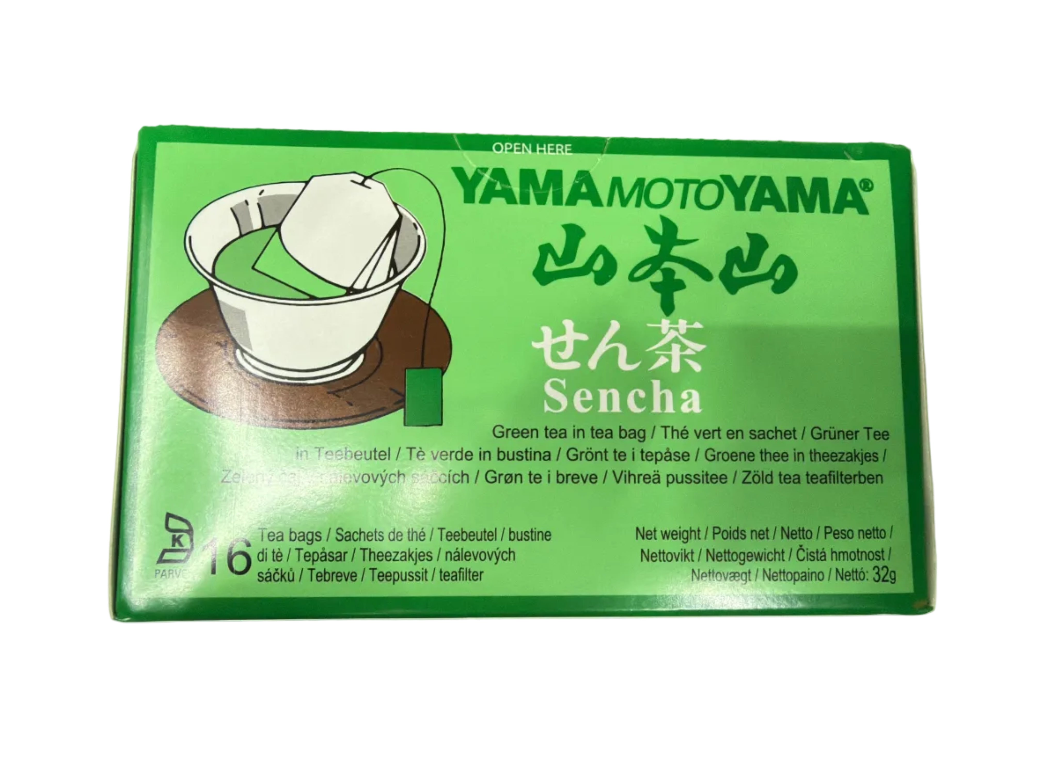 Yamamotoyama Sencha Green Tea Bags x16 43.2g