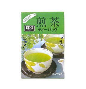 Edo Sencha Tea Bag with Green Tea Powder 15x2g