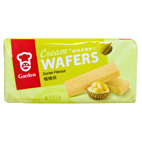 Garden Cream Wafers Durian 200g