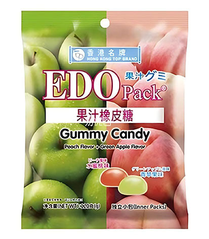 Edo Pack 2x100 Gummy Candy Peach & Apple 120g