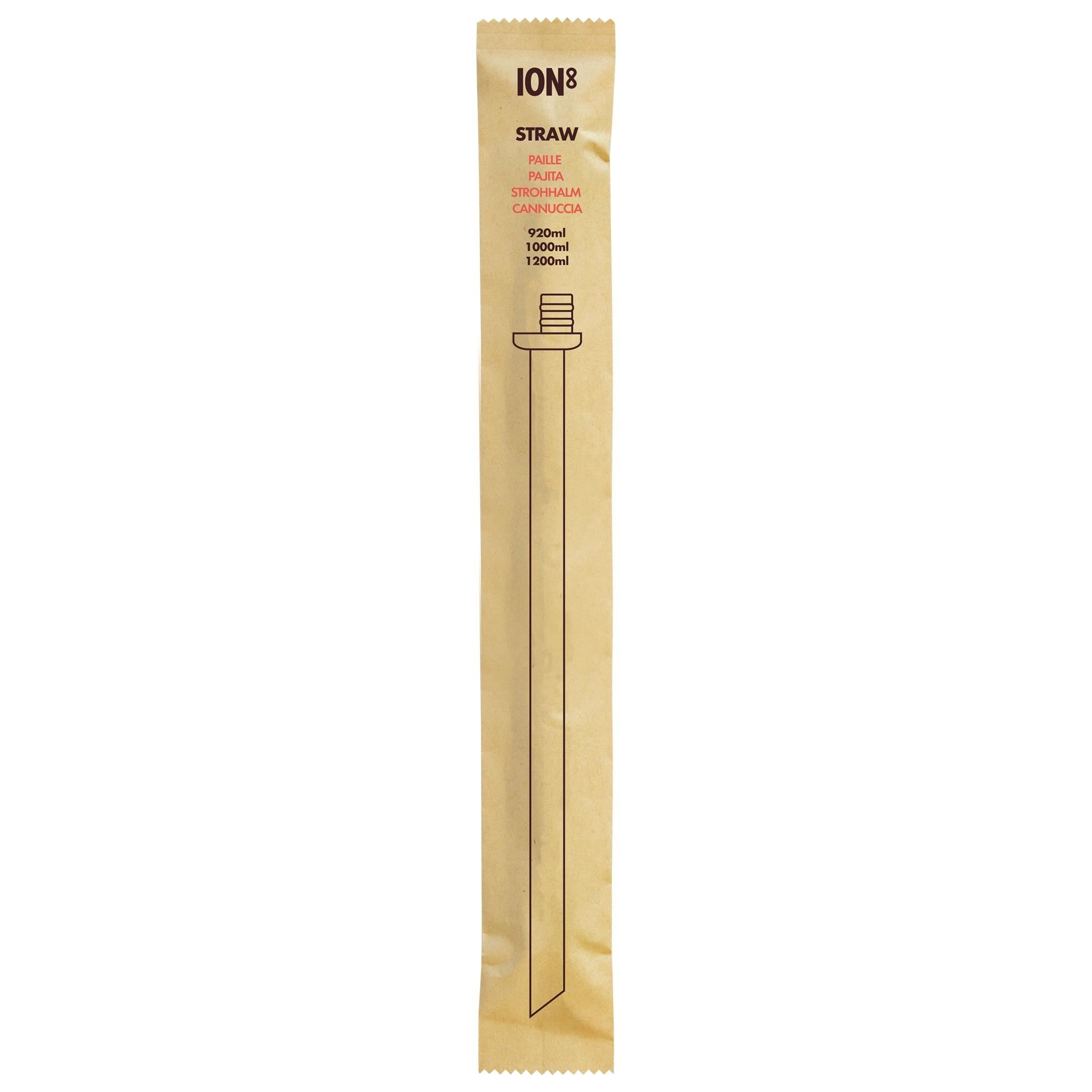 X-Large Straw for 900ml -1200ml ION8 Bottles, Add-on Straw, X-Large