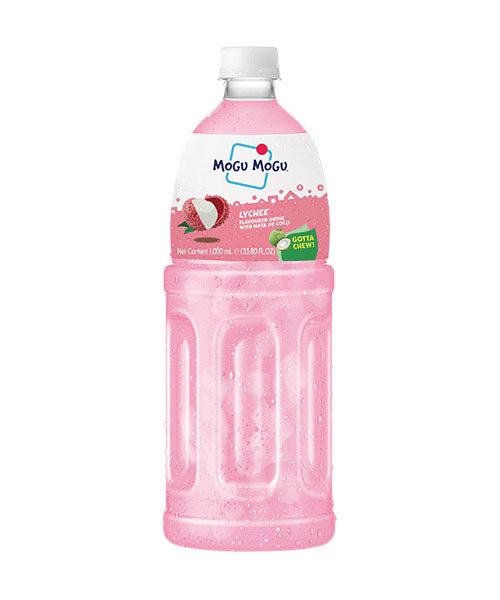 Mogu Mogu Nata De Coco Drink Lychee Flavour 1000ml
