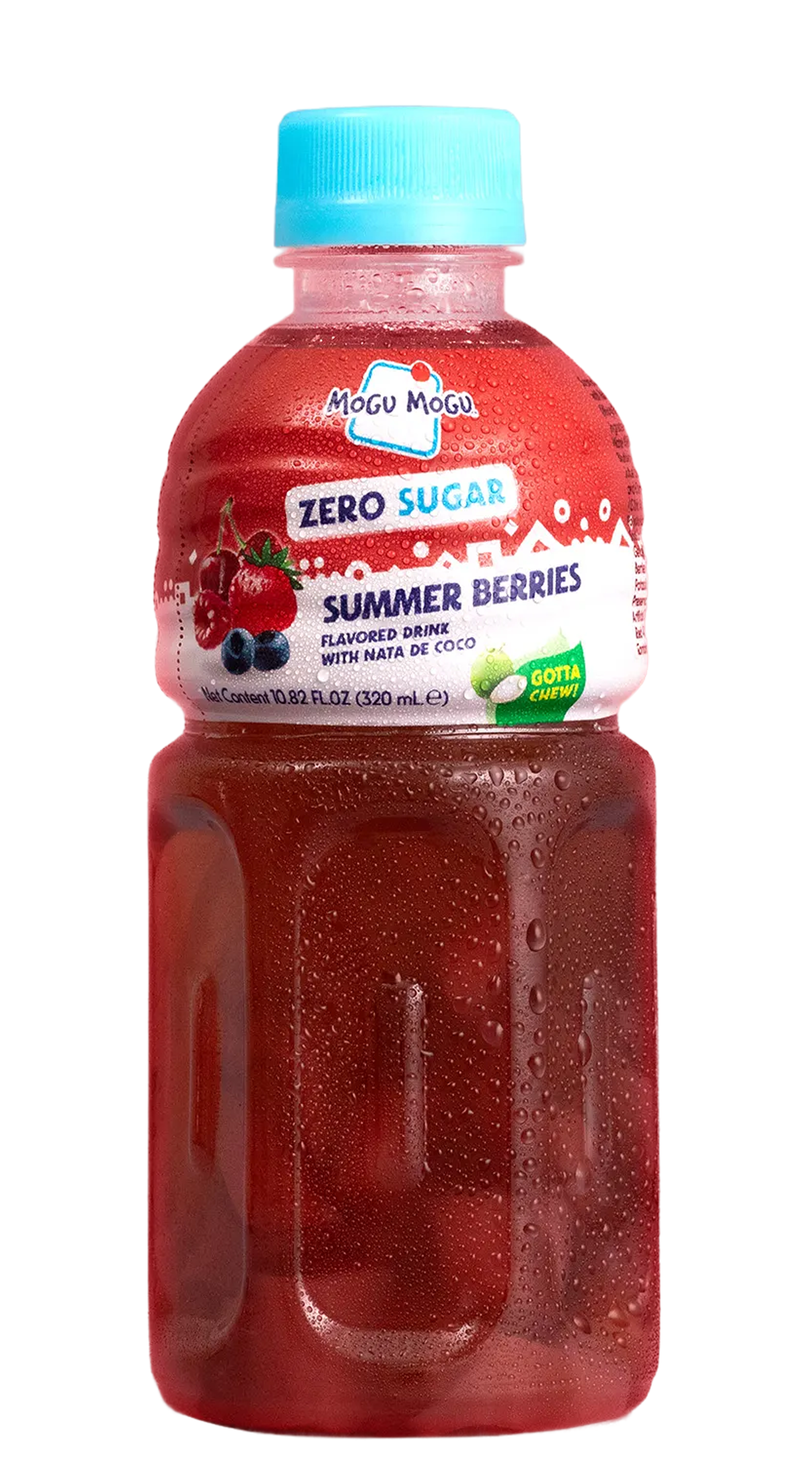 Mogu Mogu Nata De Coco Drink Summer Berries Zero Sugar 320ml