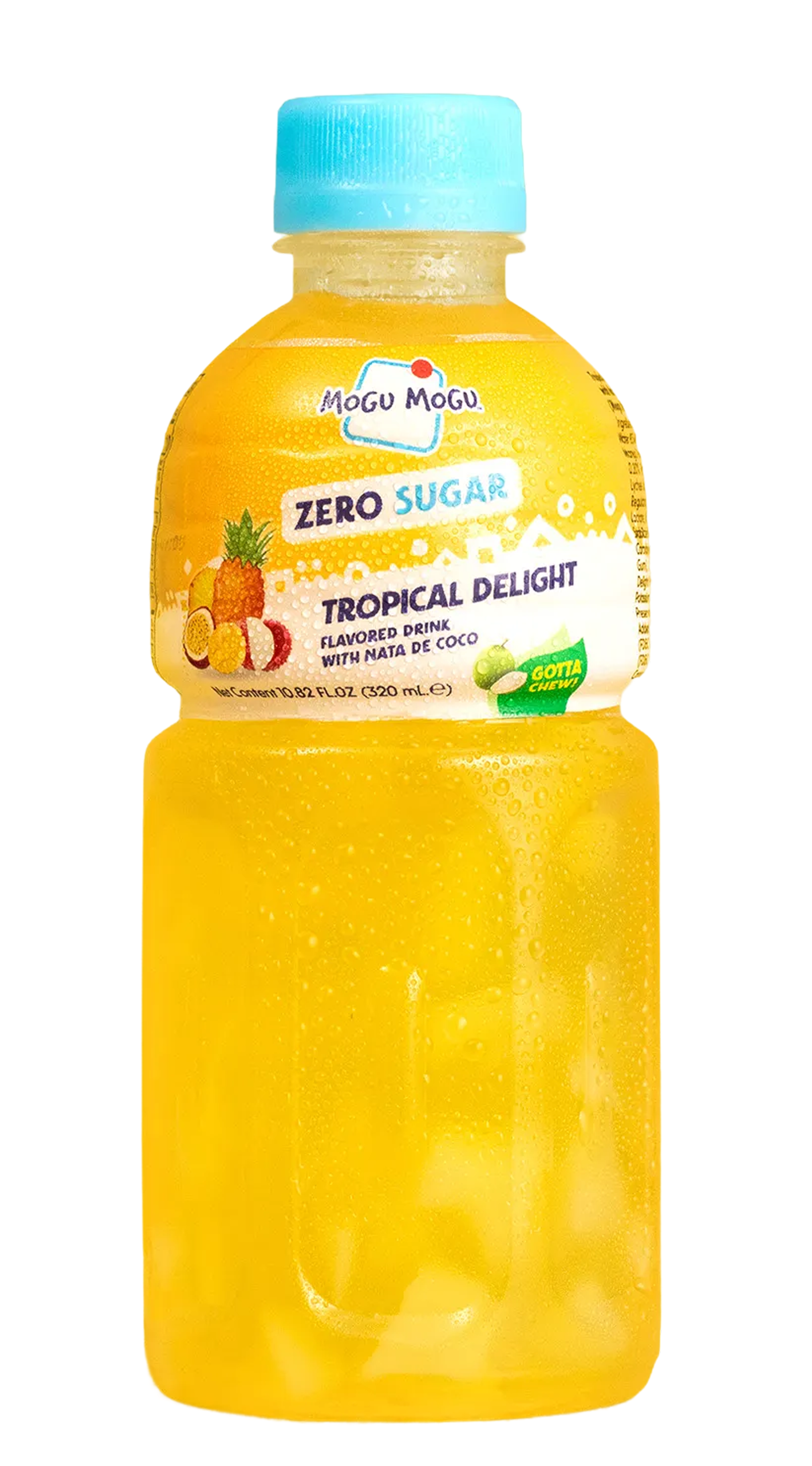 Mogu Mogu Nata De Coco Drink Tropical Delight Zero Sugar 320ml