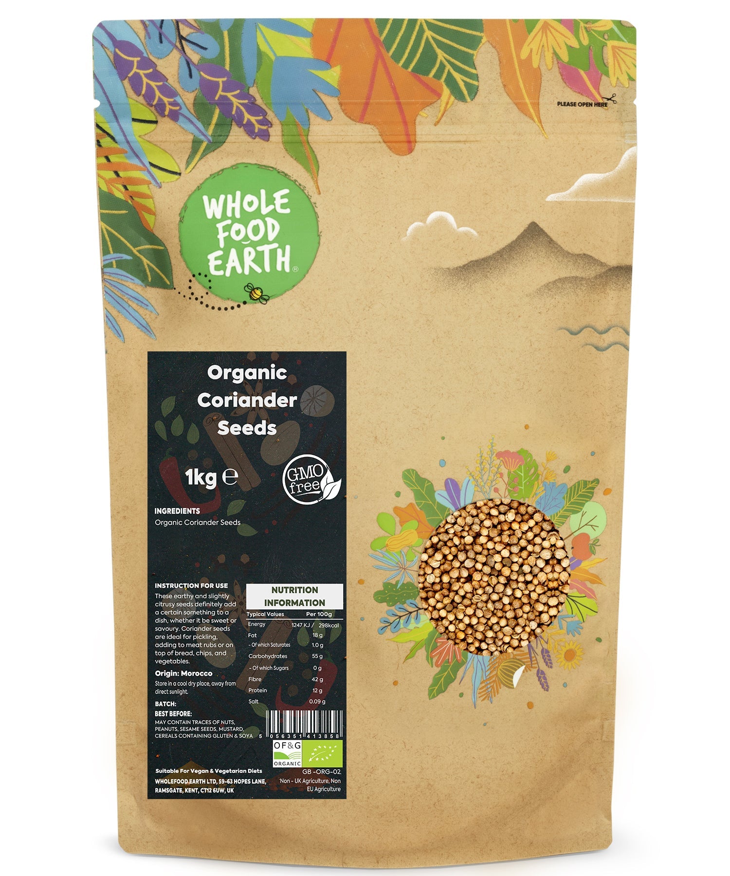 Organic Coriander Seeds