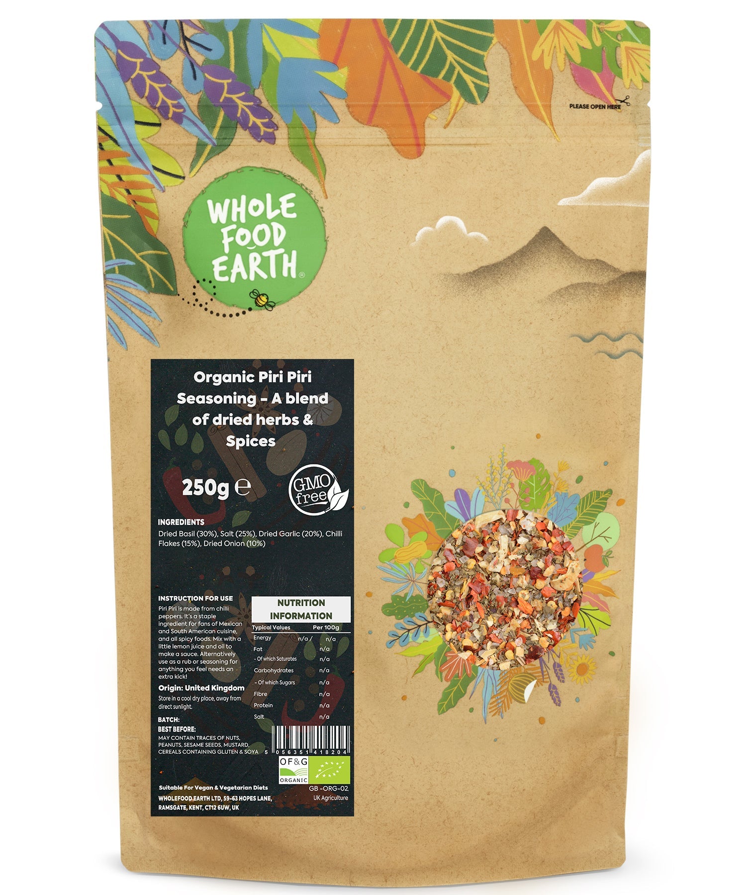 Organic Piri Piri Seasoning