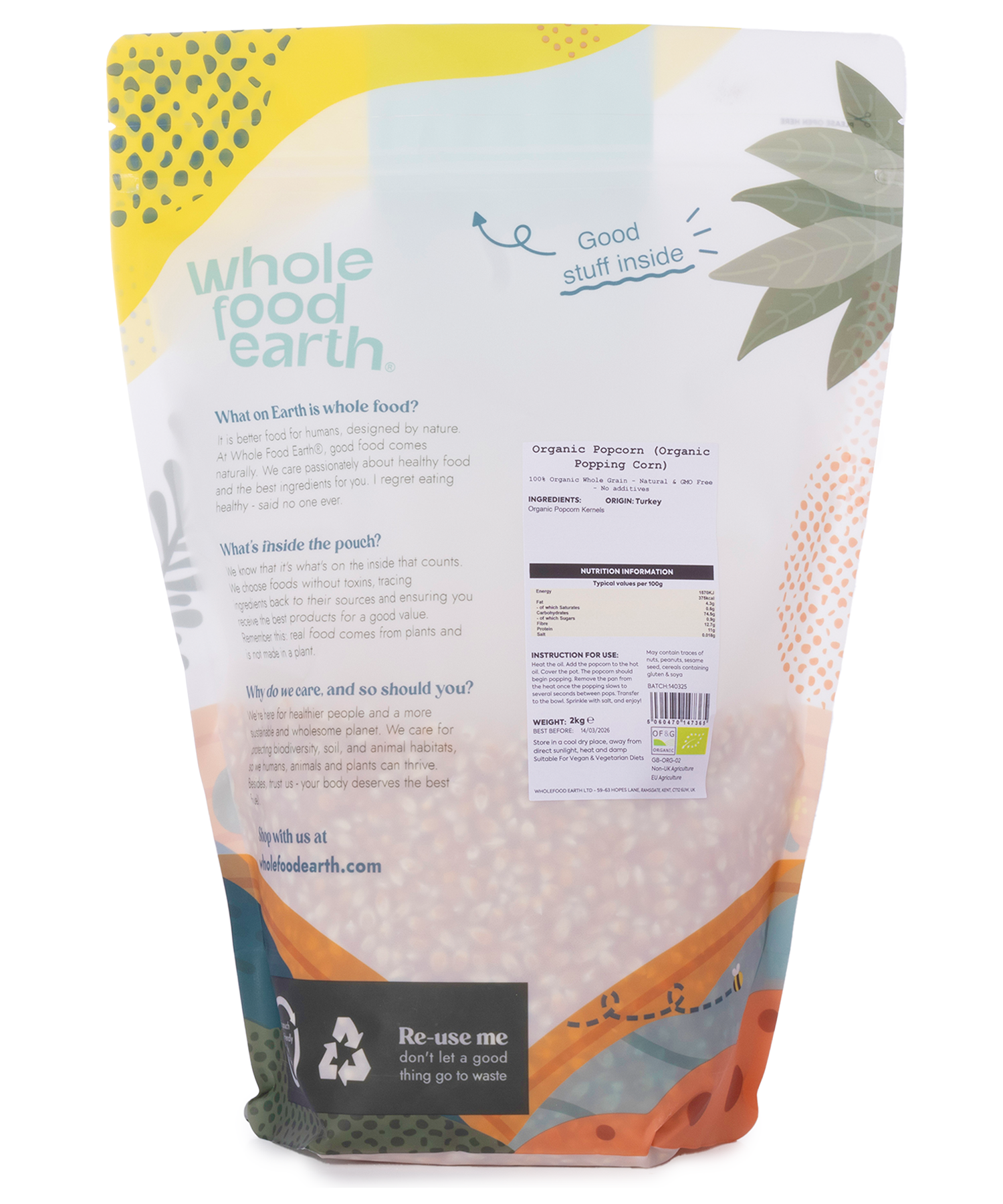 Organic Popcorn