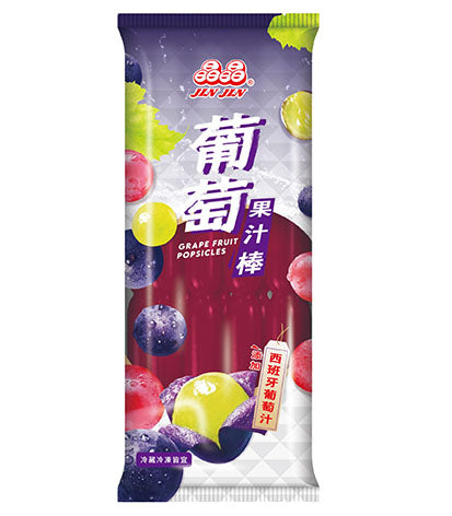 Jin Jin Fruit Popsicles Grape 680g