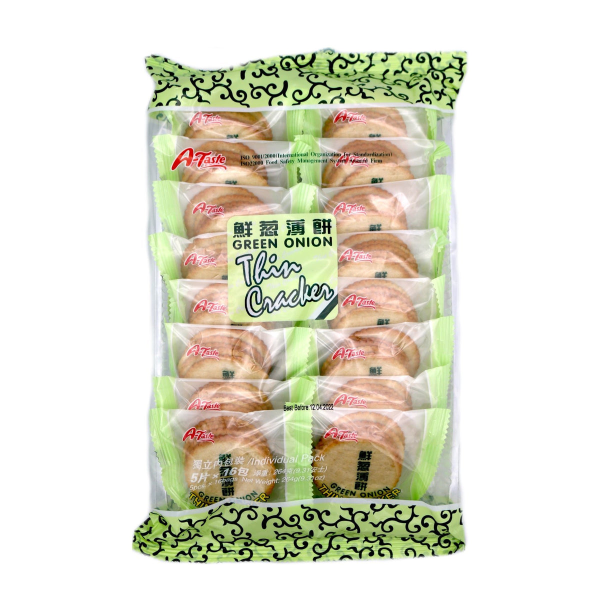AT Green Onion Thin Cracker 264g