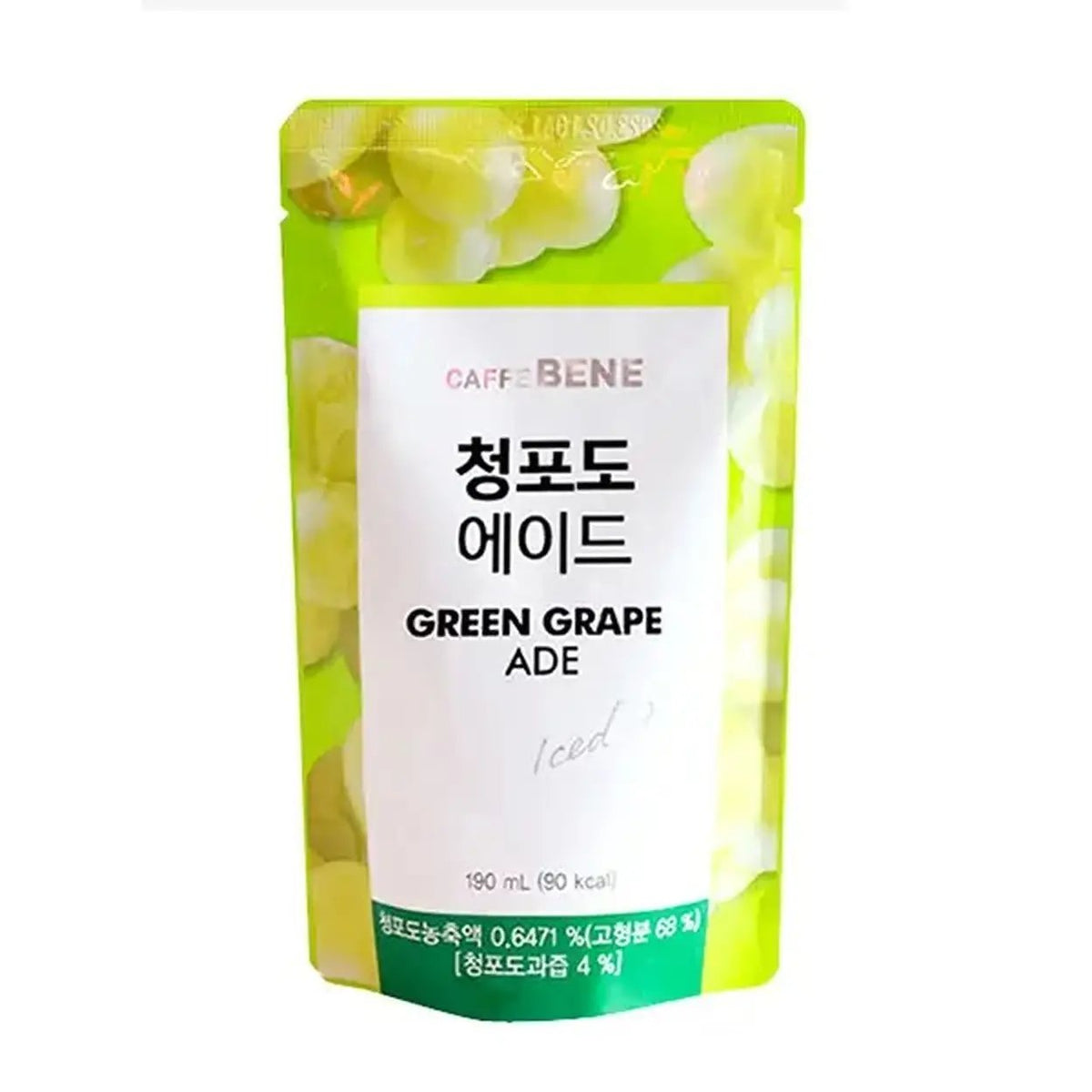 Caffe Bene Green Grape Ade 190ml