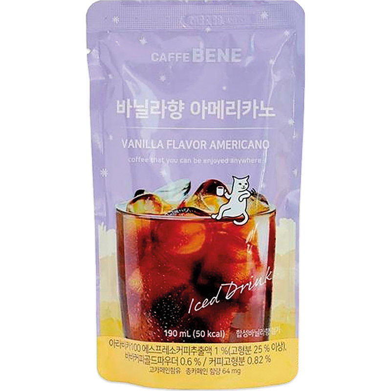 Caffe Bene Vanilla Flavored Americano 190ml