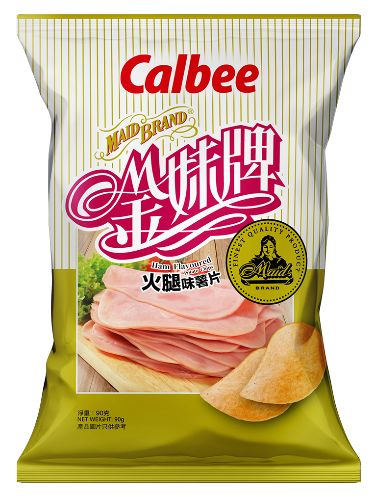 Calbee Potato Chips Ham 55g