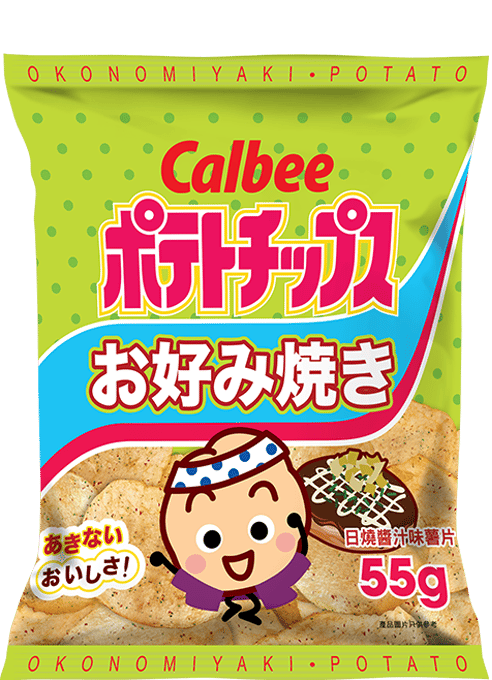 Calbee Potato Chips Okonomiyaki 55g