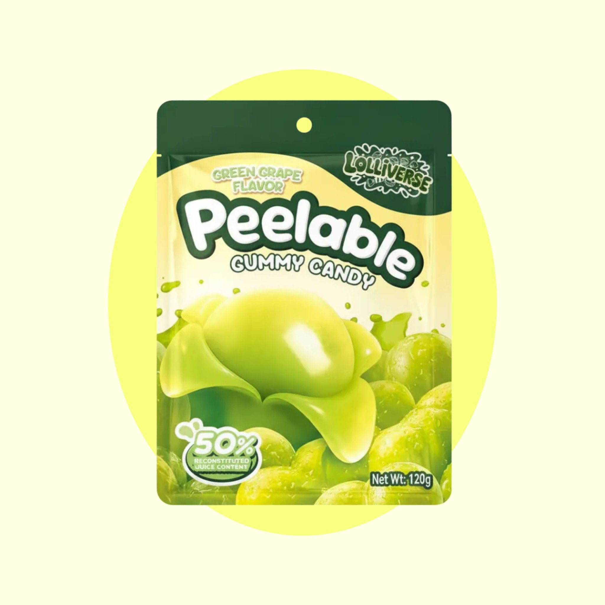 Ennjoi Peeling Gummy Candy - Green Grape