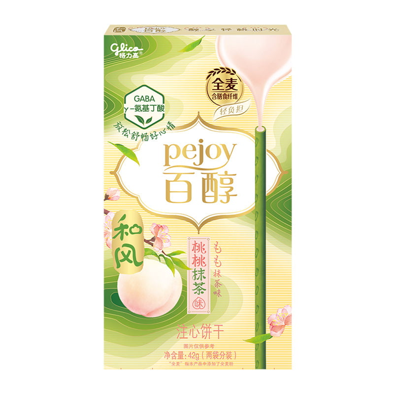 Glico Pocky Peach Matcha 42g