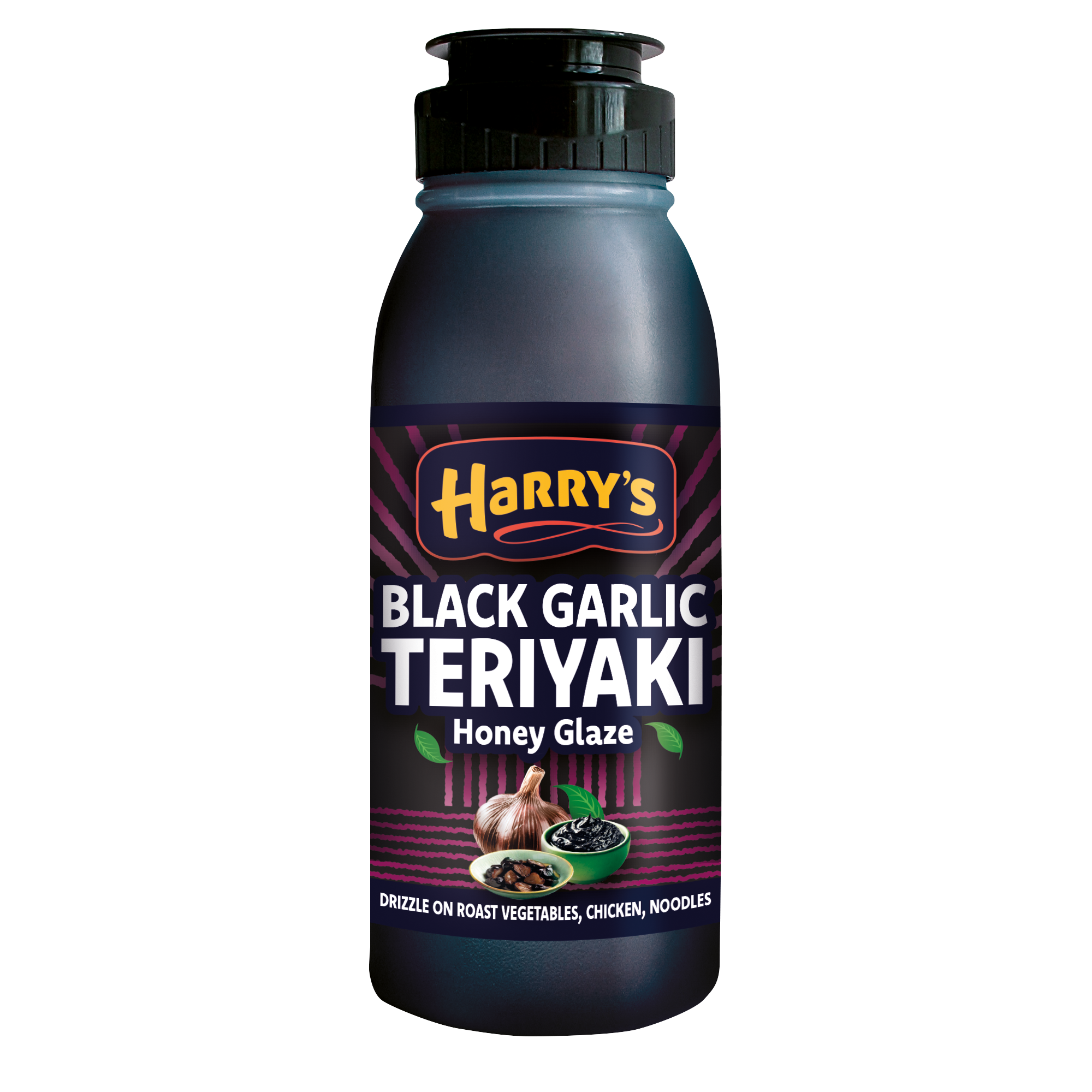 Black Garlic Teriyaki Honey Glaze