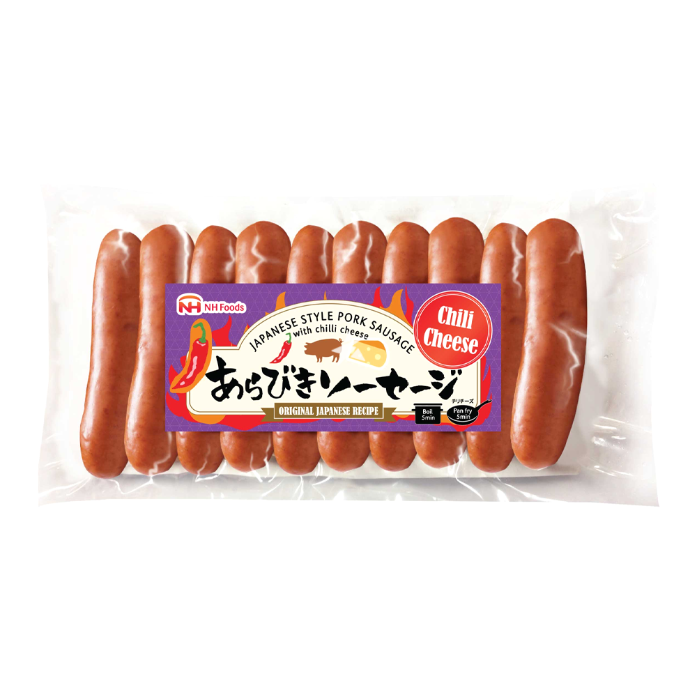 Japanese Style Pork Sausage Chili Cheese 185g