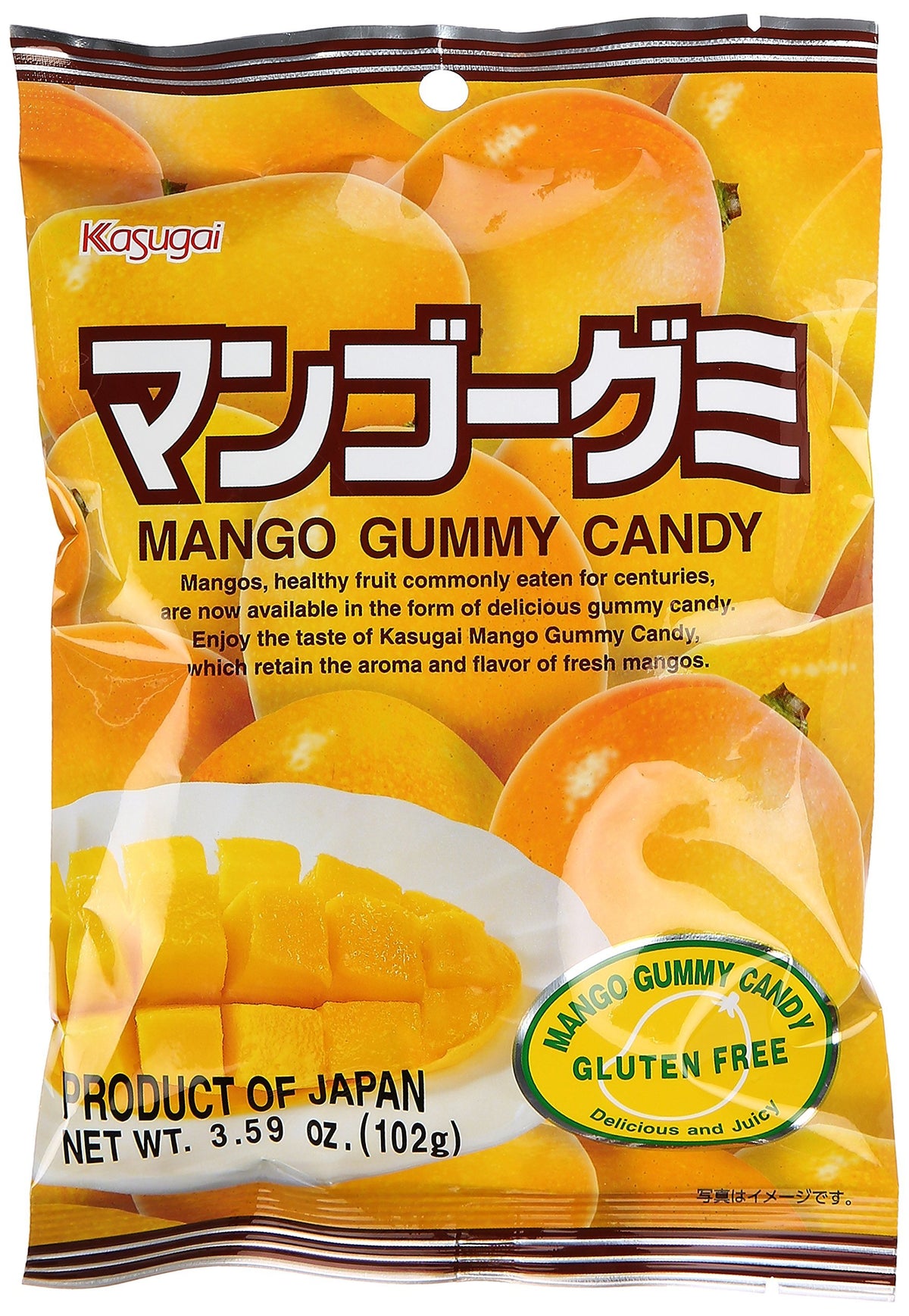 Kasugai Frutia Mango Gummy 102g