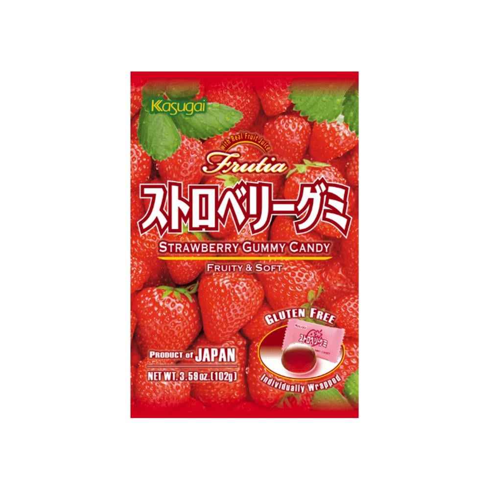 Kasugai Frutia Strawberry Gummy 102g