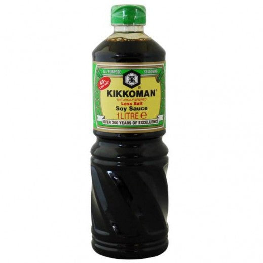 Kikkoman Less Salt Soy Sauce 480ml