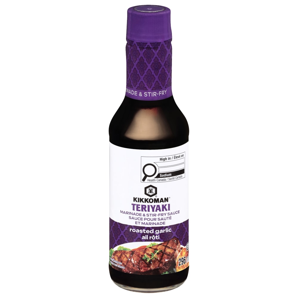 Kikkoman Teriyaki Sauce With Roasted Garlic