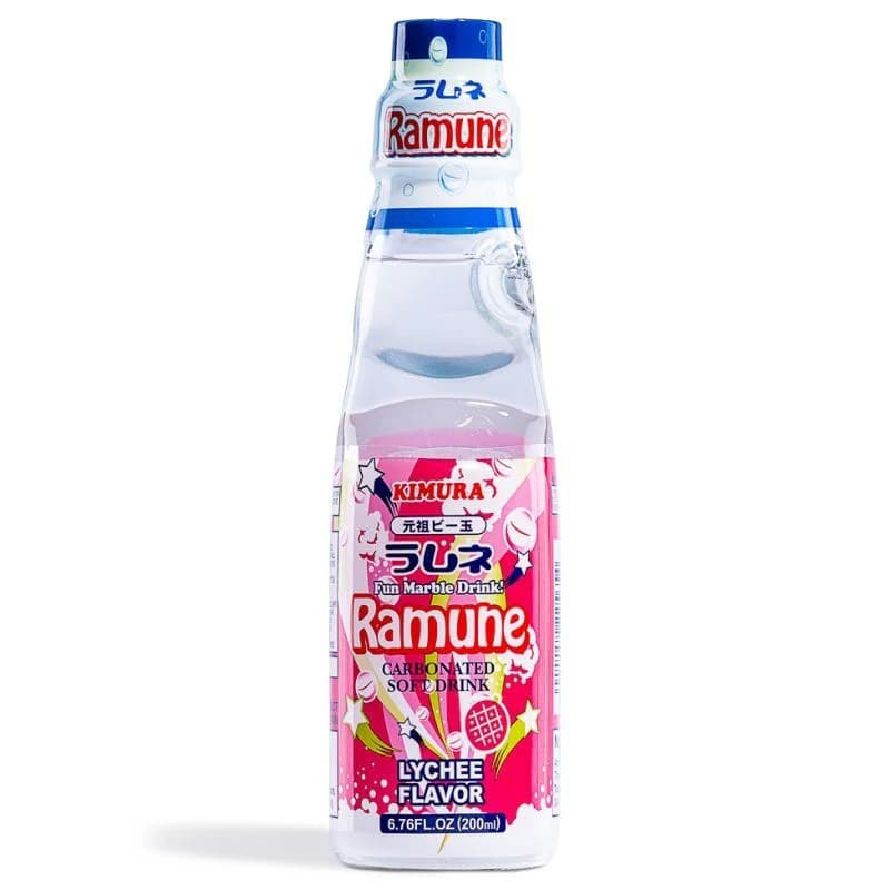 Kimura Ganso Ramune Lychee x 200ml