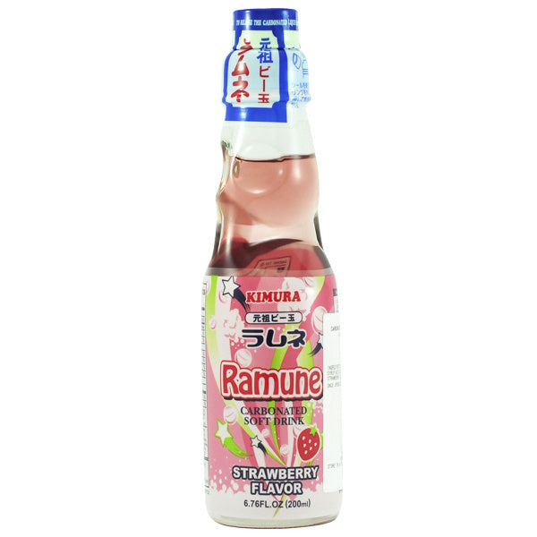 Kimura Ganso Ramune Strawberry x 200ml