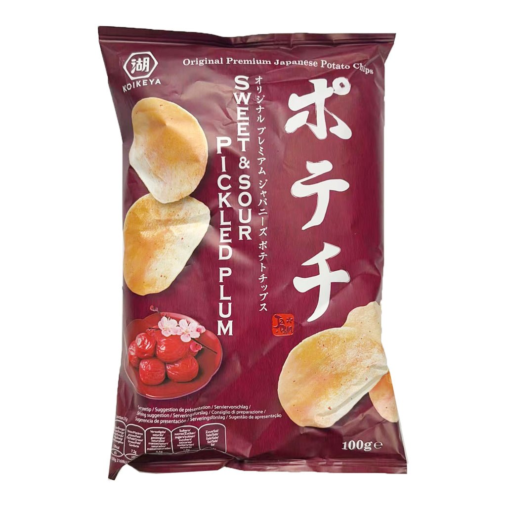 Koikeya Potato Chips Sweet & Sour Pickled Plum 100g