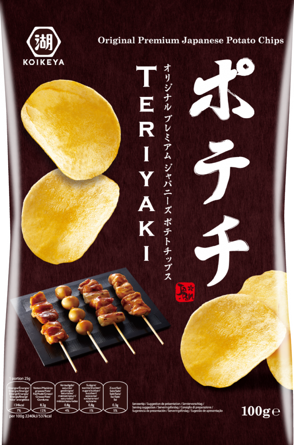 Koikeya Potato Crisps Teriyaki x 100g