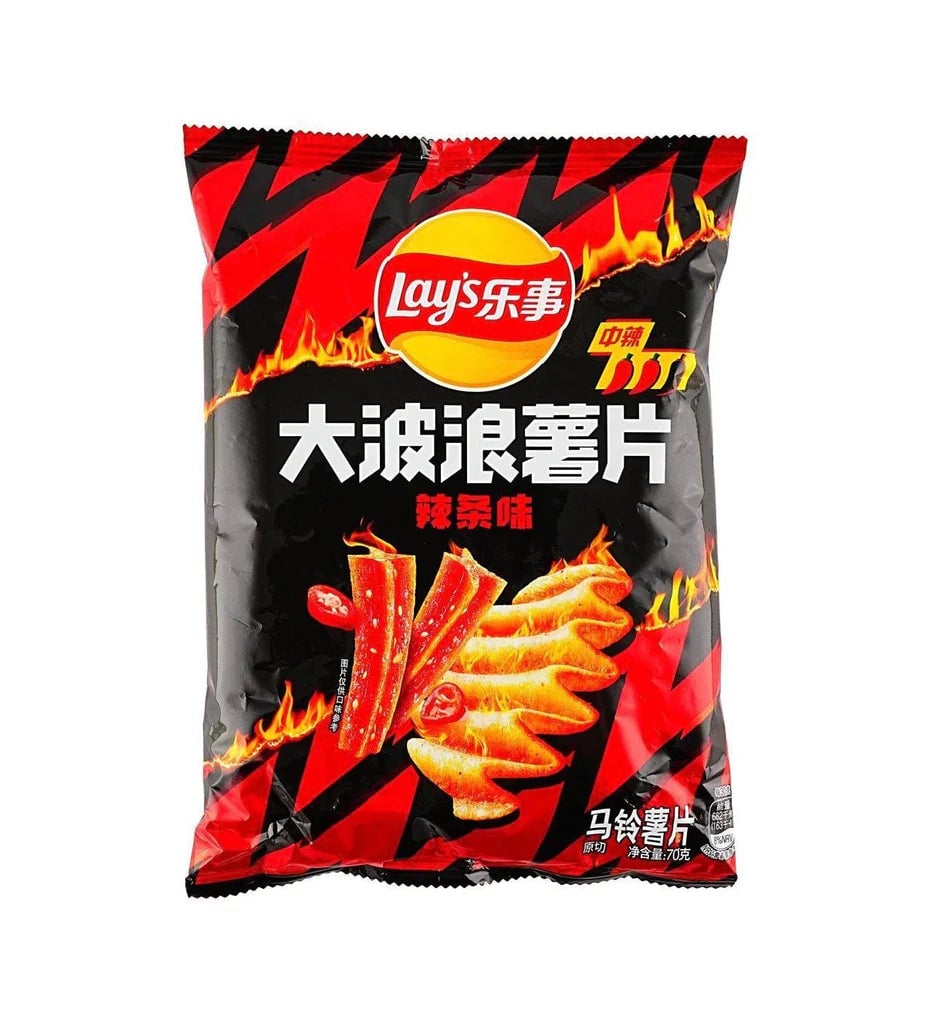 Lay's Potato Chips - Spicy Strip 70G