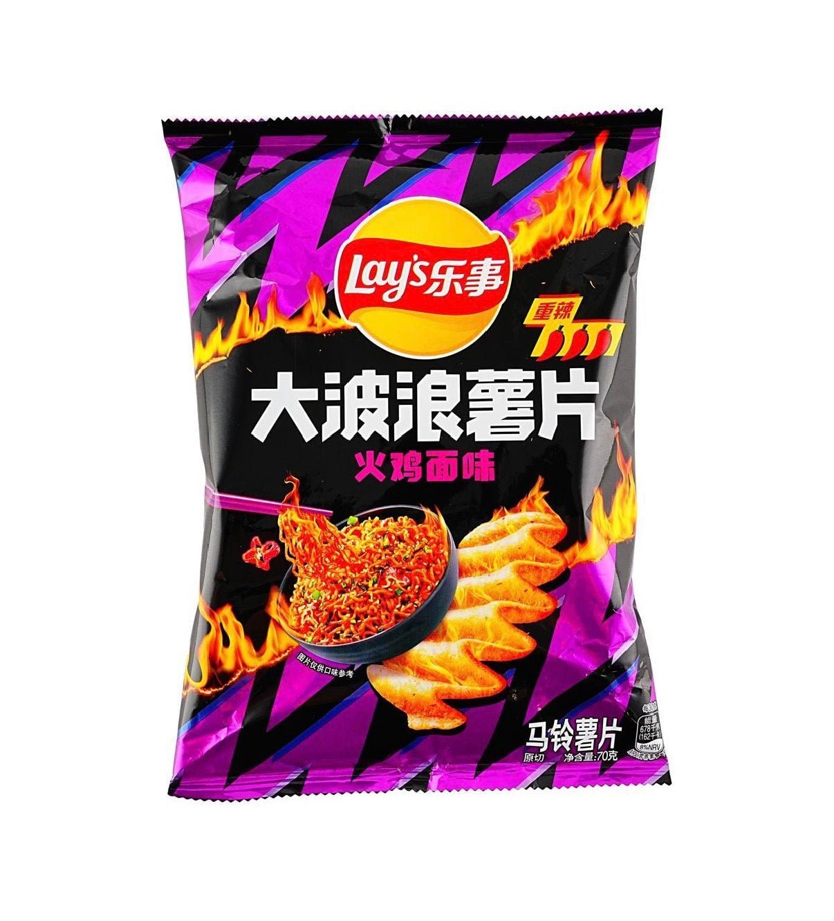 Lay's Potato Chips Spicy Turkey Noodle 70G