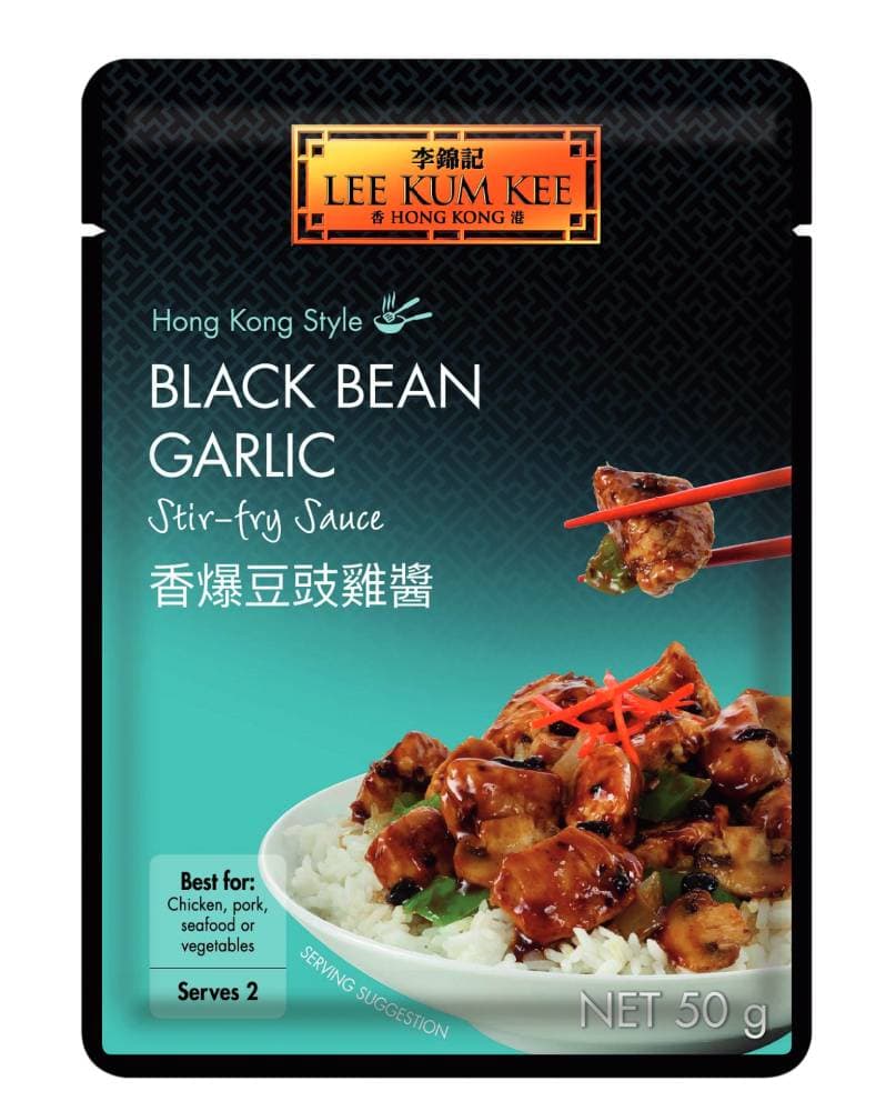 Lee Kum Kee Black Bean Garlic Stir Fry Sauce 50g