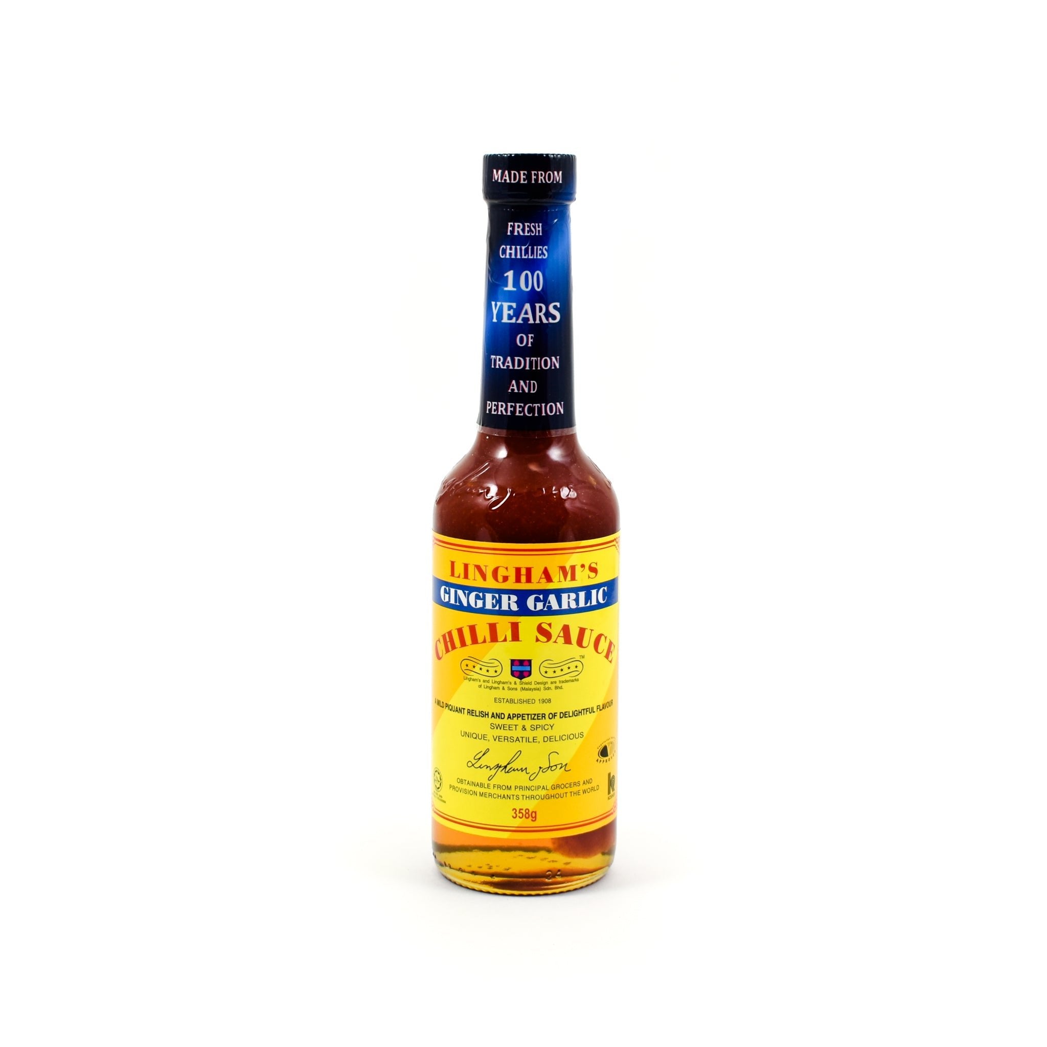 Linghams Chilli Sauce Ginger 358g