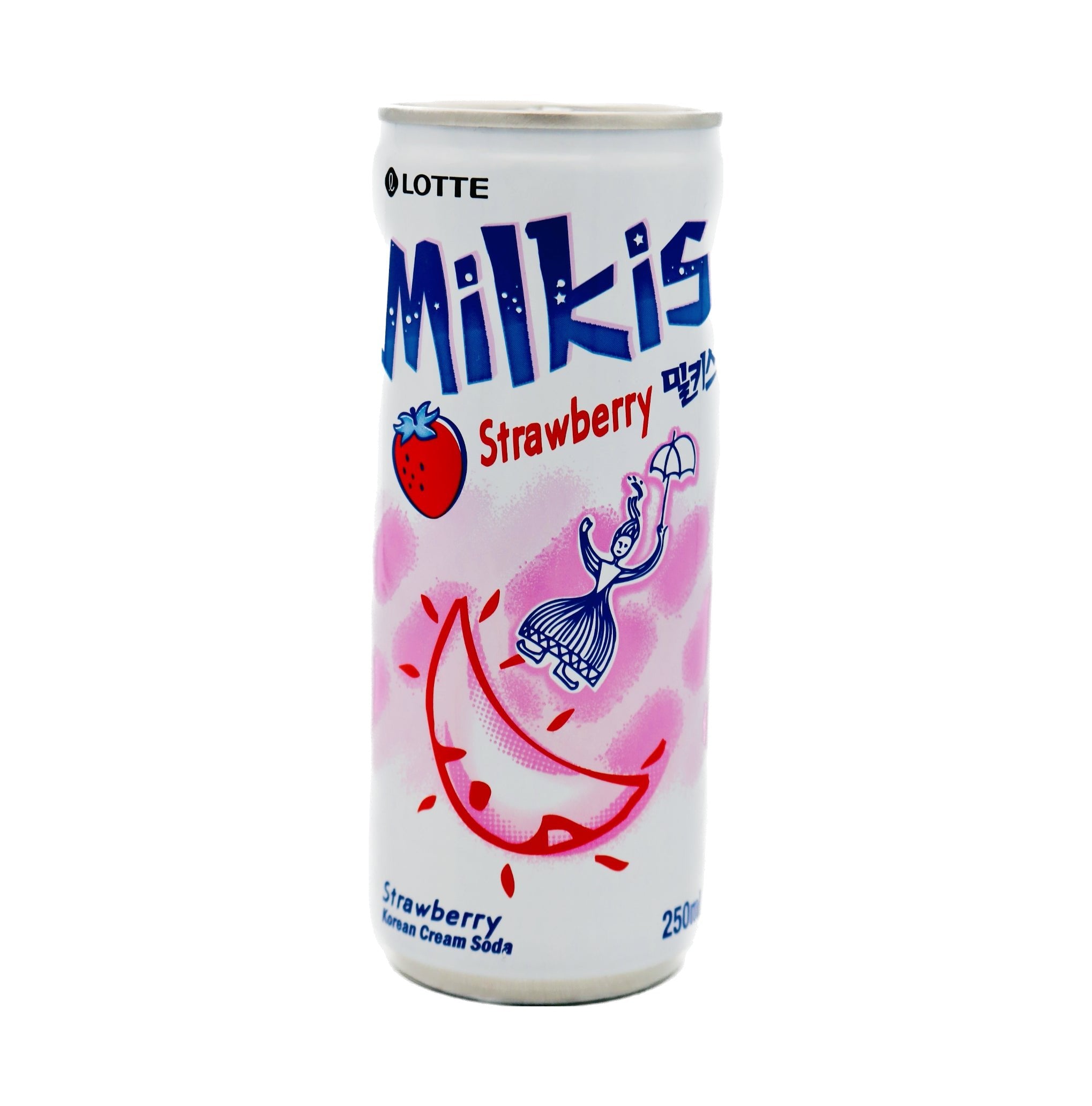 Lotte Milkis Cream Soda Strawberry Flavour 250ml