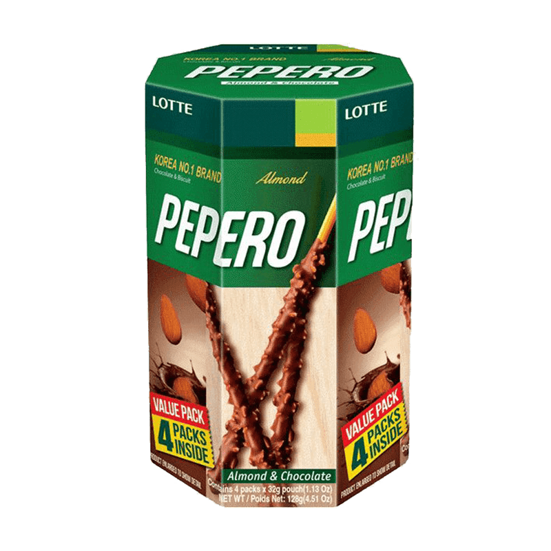 Lotte Pepero Almond Multi Box 128g