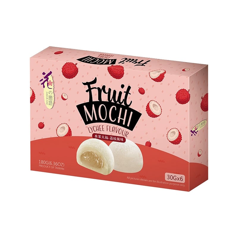 Love & Love Fruit Mochi Lychee Flavour 180g