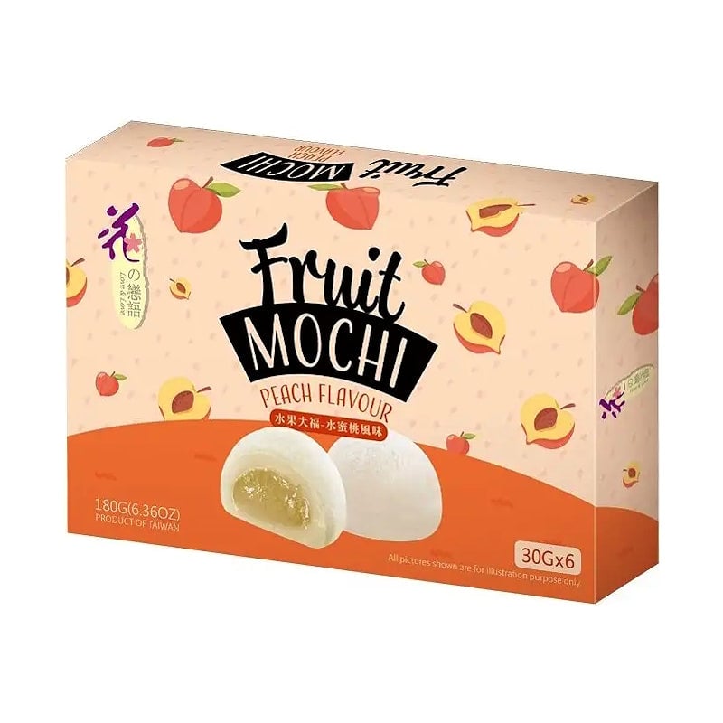 Love & Love Fruit Mochi Peach Flavour 180g