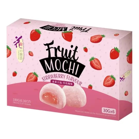 Love & Love Fruit Mochi Strawberry Flavour 180g