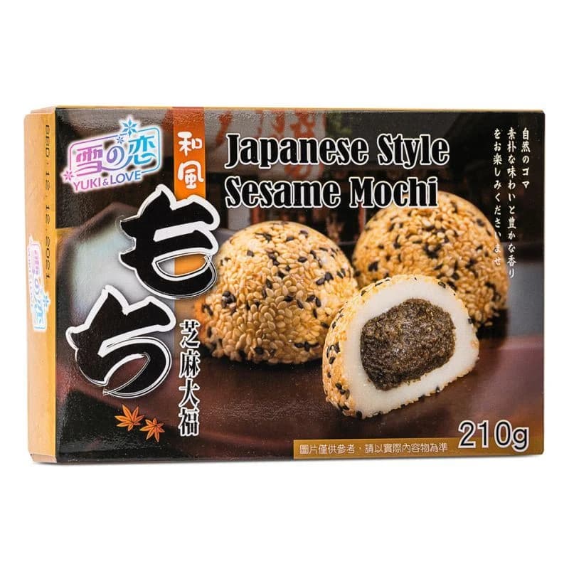 Love & Love Japanese Style Mochi Sesame 210g
