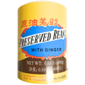 Lucky Boy Preserved Black Beans With Ginger 400g – Fermented Salted Black Beans For Authentic Chinese Cooking