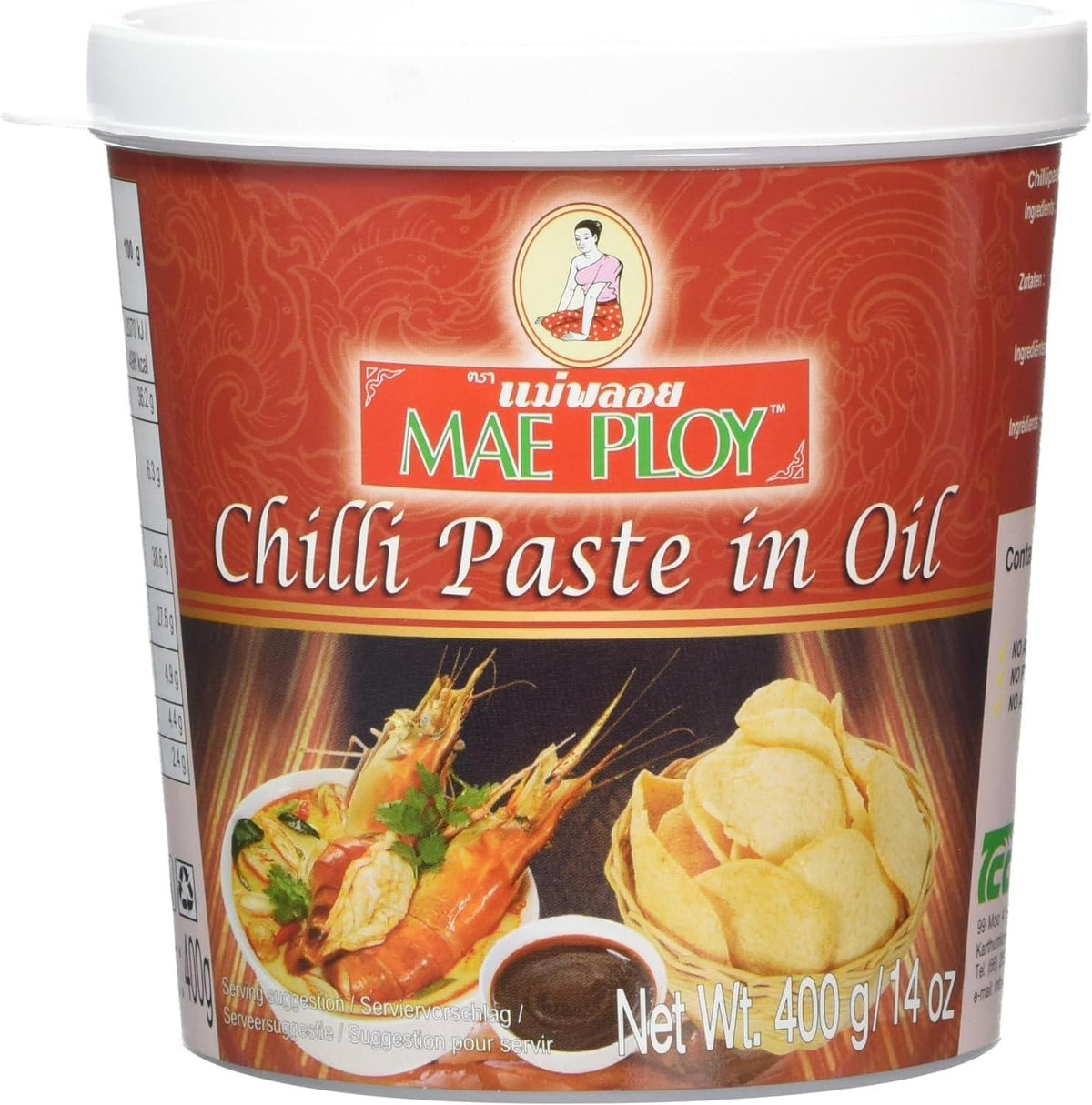 Mae Ploy Chili Paste In Oil 400g