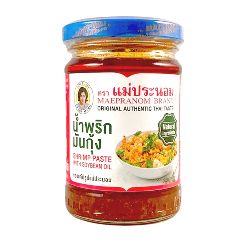 Mae Pranom Shrimp Paste in Soybean Oil 180g