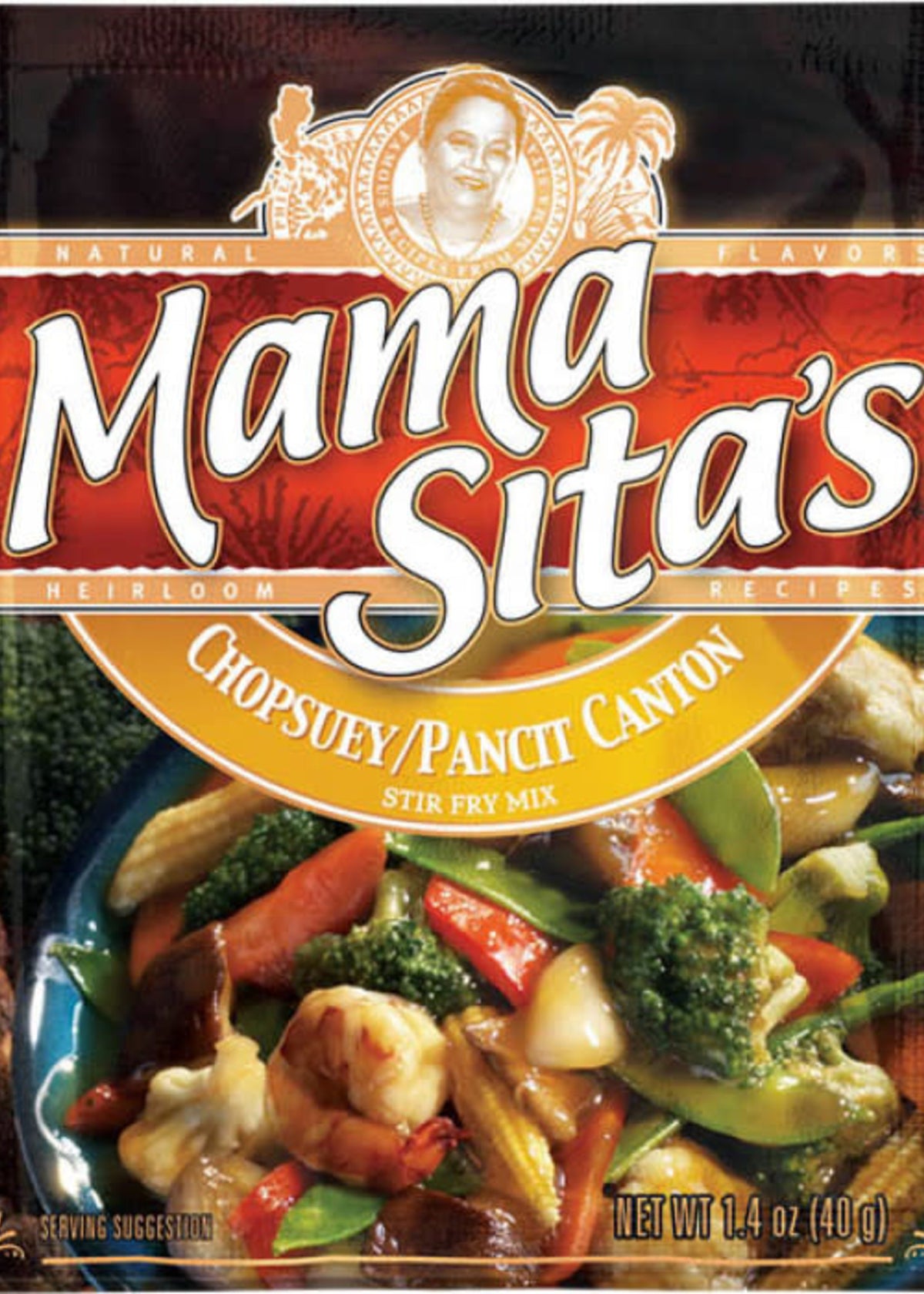 Mama Sita's Chop Suey Pancit Canton Mix 40g