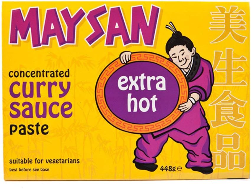 Maysan Extra Hot Curry Sauce Paste 448g – Concentrated Spicy Curry Paste For Chinese - Style Curry